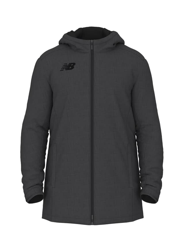 New Balance Men's Stratum Parka - Dark Grey 3XL