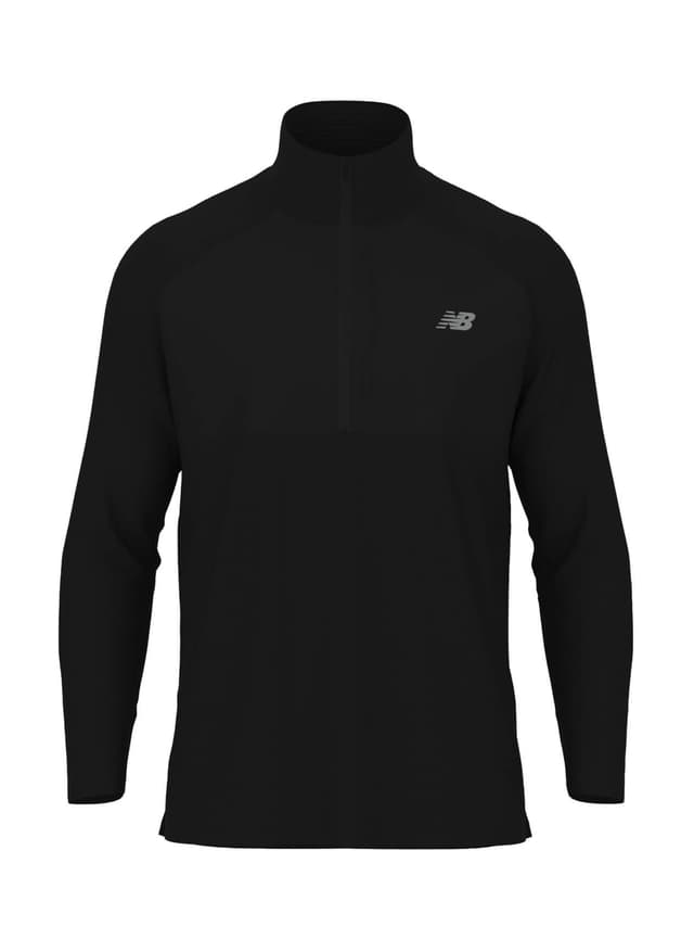 New Balance Men's Team Athletics Heat Grid Half Zip - Black 3XL