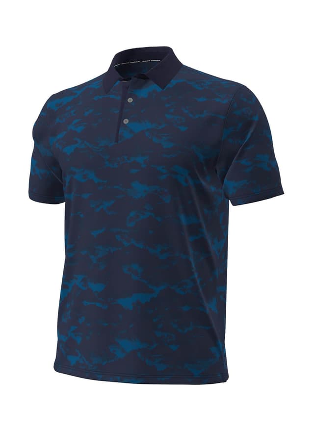 Under Armour Men's ArmourDry Tropical Dusk Polo - Blue LG