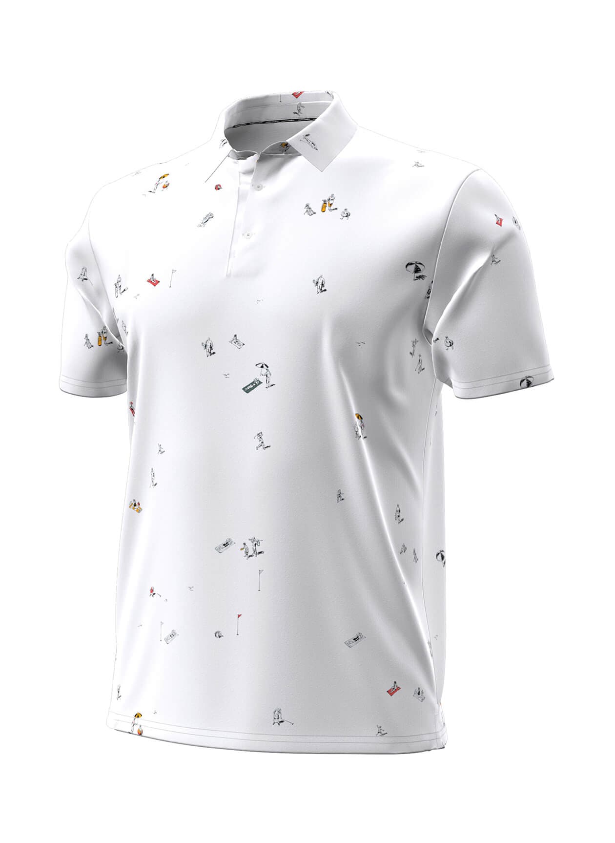 Under Armour Men's ArmourDry Golf Motif Polo