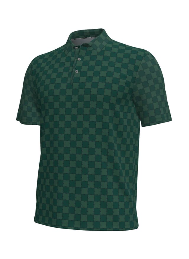 Under Armour Men's ArmourDry Transit Print Polo - Green LG
