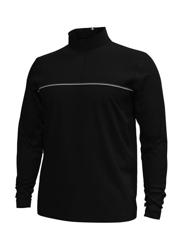 Under Armour Men's Drive Chest Stripe Quarter-Zip - Black 3XL
