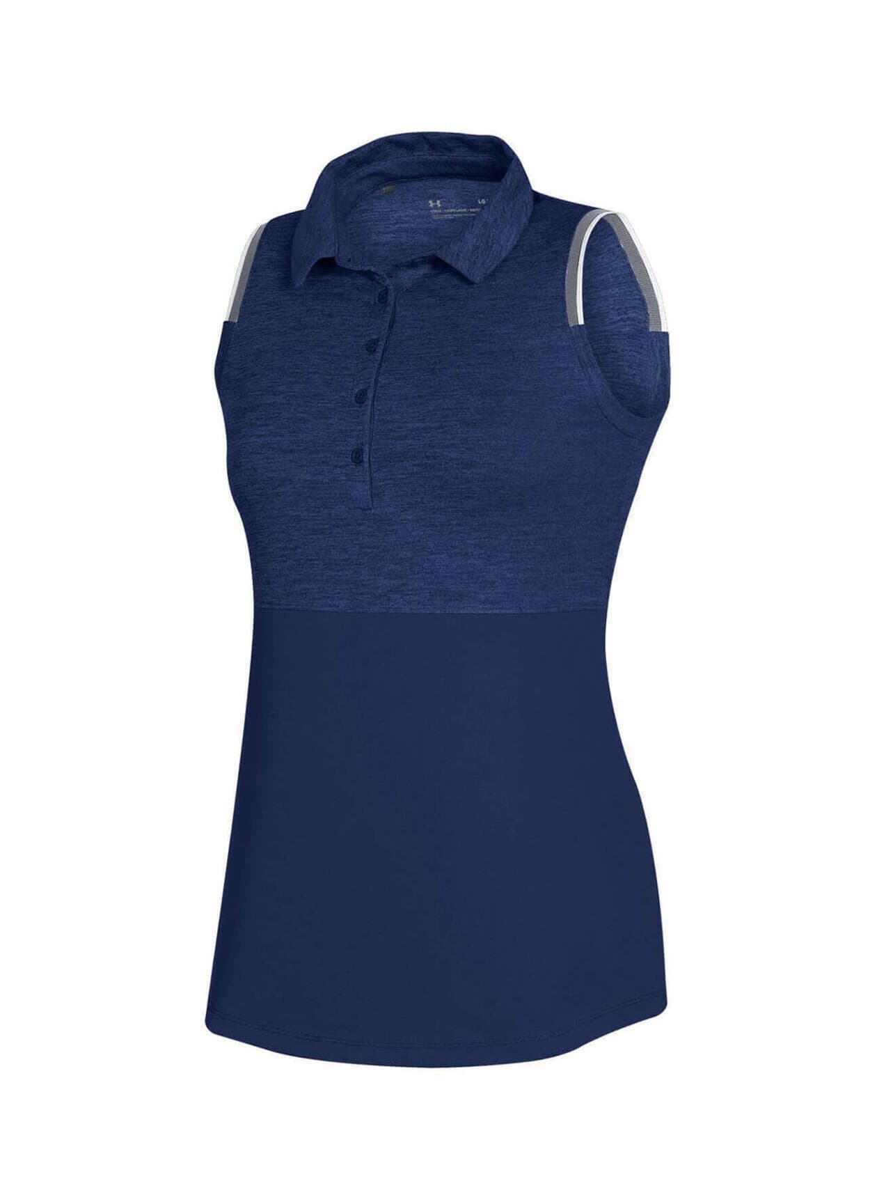 Under Armour Women's Zinger Heather Block Sleeveless Polo