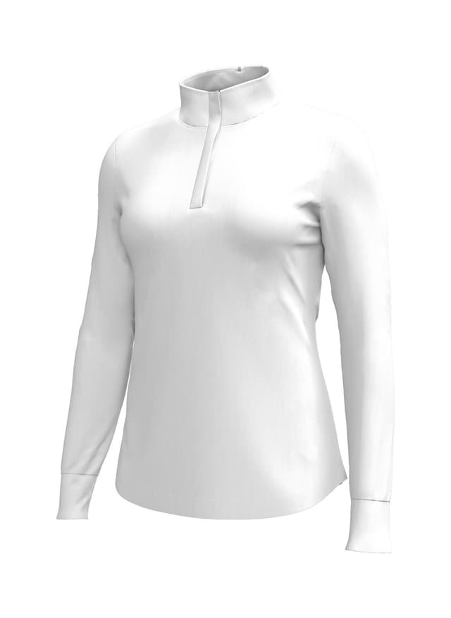 Under Armour Women's Zinger 3.0 Heather Quarter-Zip - White LG