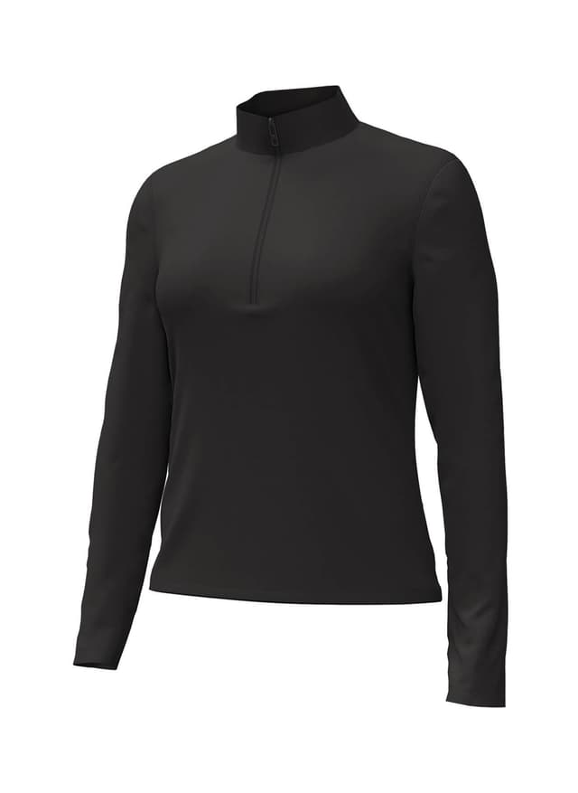 Under Armour Women's T2G Pique Half-Zip - Black LG