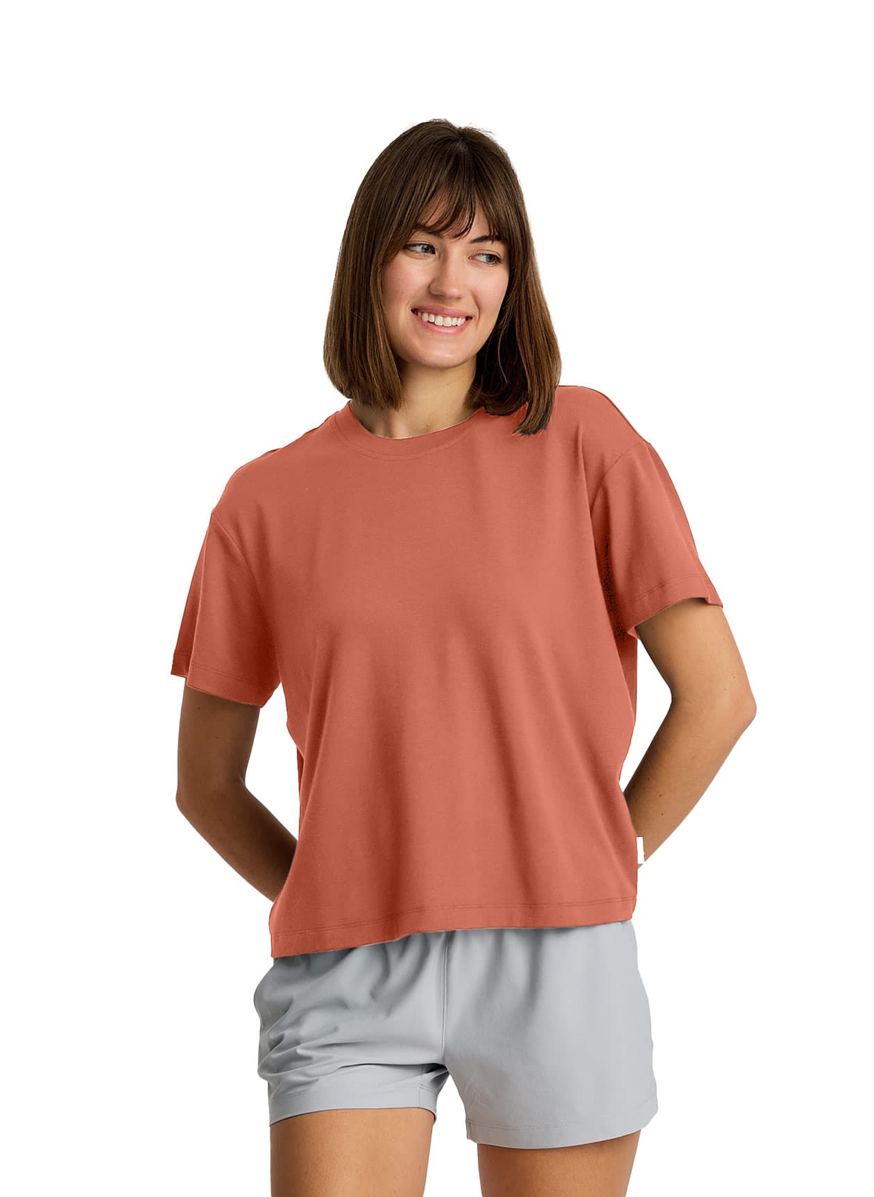 Free Fly Women's Bamboo Current Boxy Tee