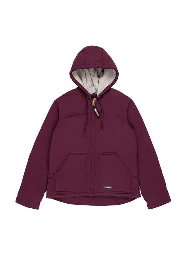 Berne Ladies' Softstone Hooded Coat - Purple 3XL