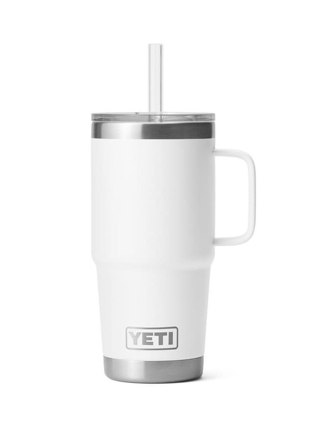 YETI Rambler 25 oz Mug with Straw Lid - White MISC