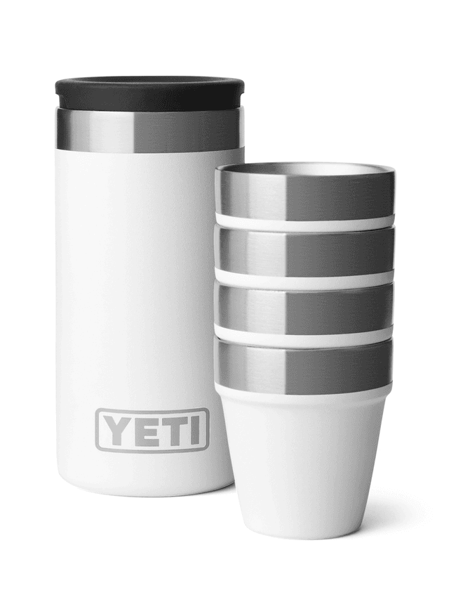 YETI Shot Glasses with Carrying Case - White MISC