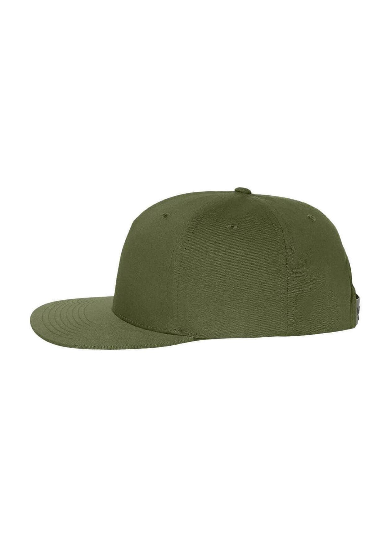 Richarson Pinch Front Twill Back Trucker Hat - Green MISC