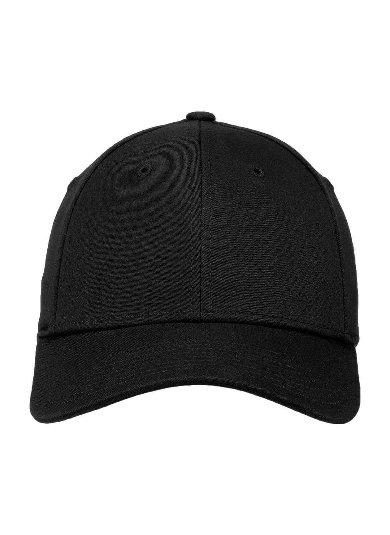 New Era Structured Stretch Cotton Hat - Black (BLK) LG/XL